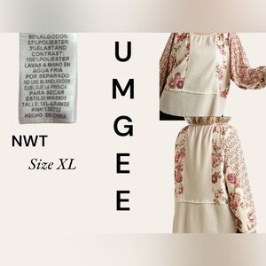 NWT top by Umgee. Size XL.